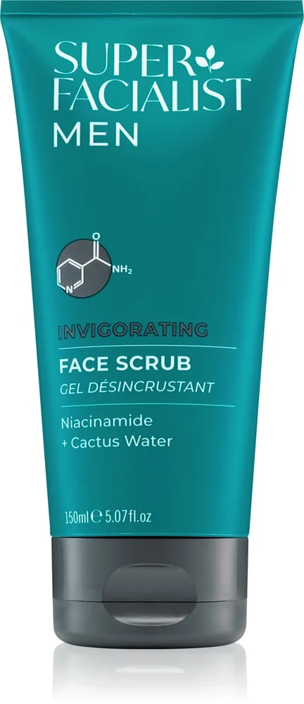 Super Facialist For Men Invigorating Mjukgörande ansiktspeeling för män 150 ml