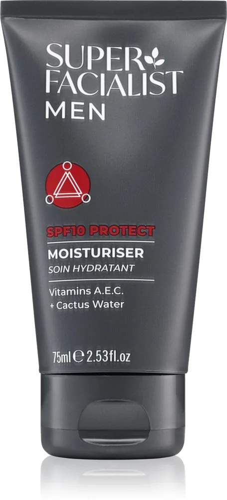 Super Facialist For Men Protect Fuktgivande dagkräm SPF 10 för män 75 ml