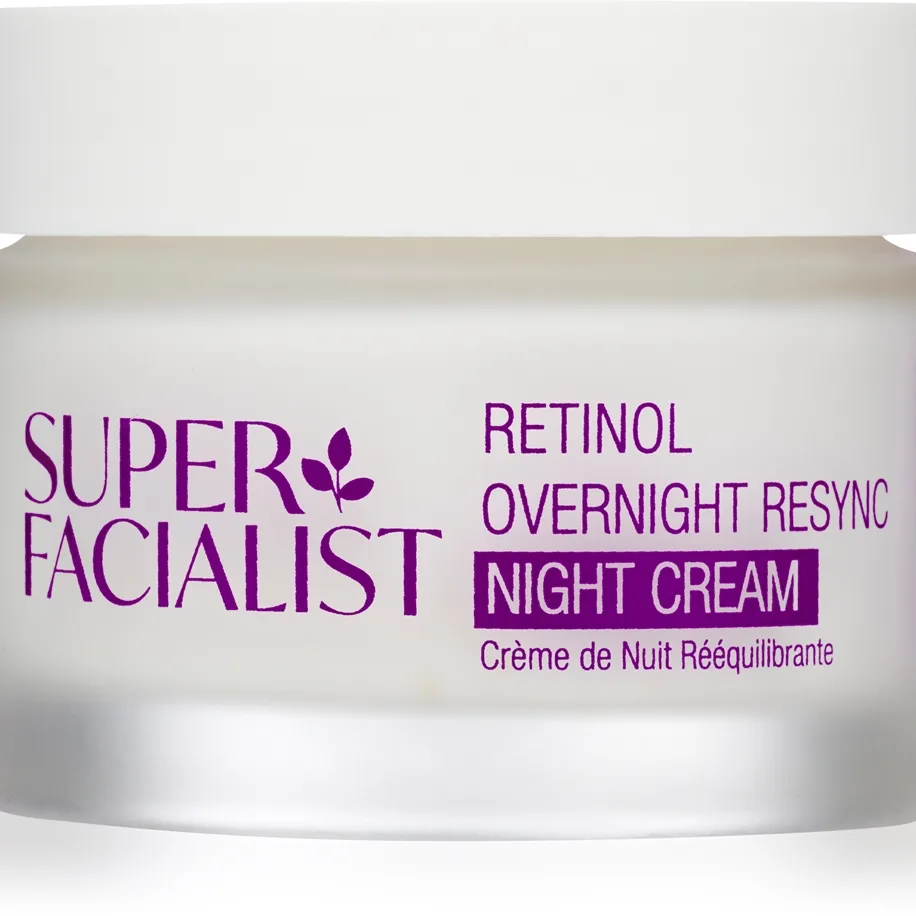 Super Facialist Retinol Overnight Resync Mjukgörande nattkräm med effekt mot rynkor 50 ml