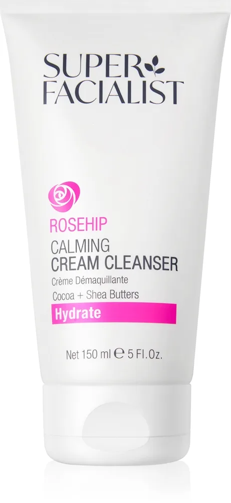 Super Facialist Rosehip Hydrate Mild krämrengörare för ansikte 150 ml