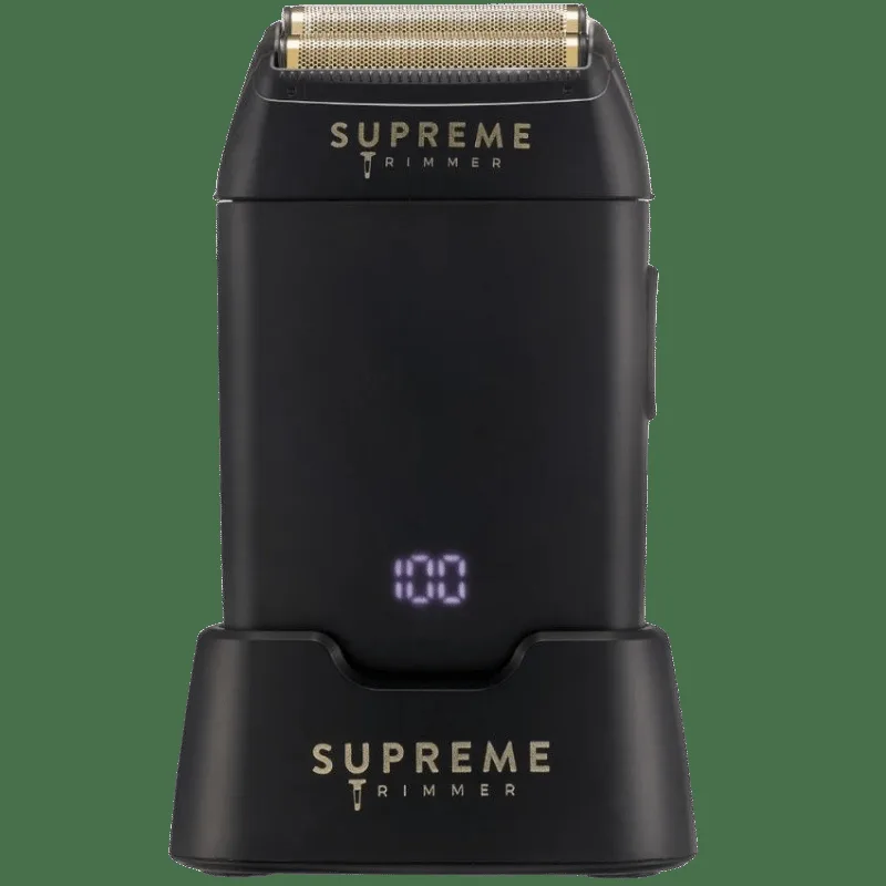 Supreme Trimmer Crunch Double Foil Shaver Black (1 stk)