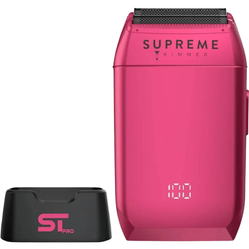 Supreme Trimmer Crunch Double Foil Shaver Pink (1 stk)