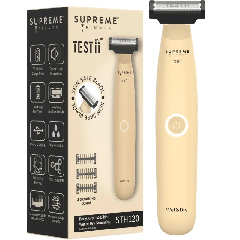 Supreme Trimmer TESTii Body Groin & Bikini Trimmer