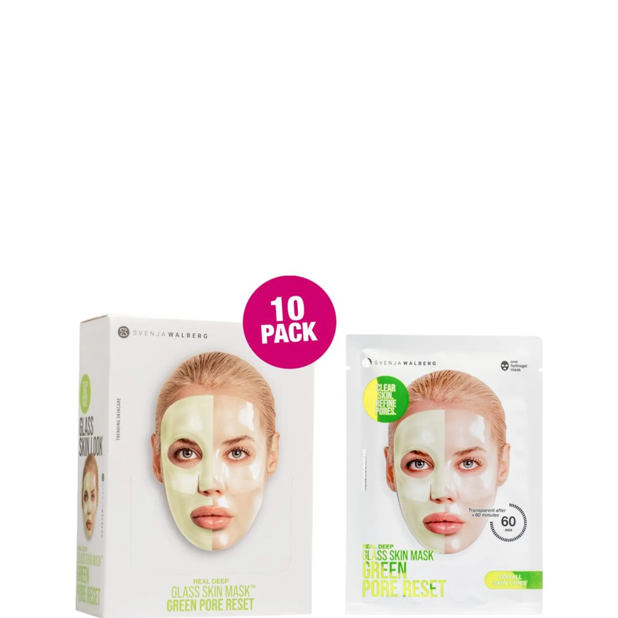 Svenja Walberg GlassSkinMask GlassSkinMask Green Pore Reset Kasvonaamio