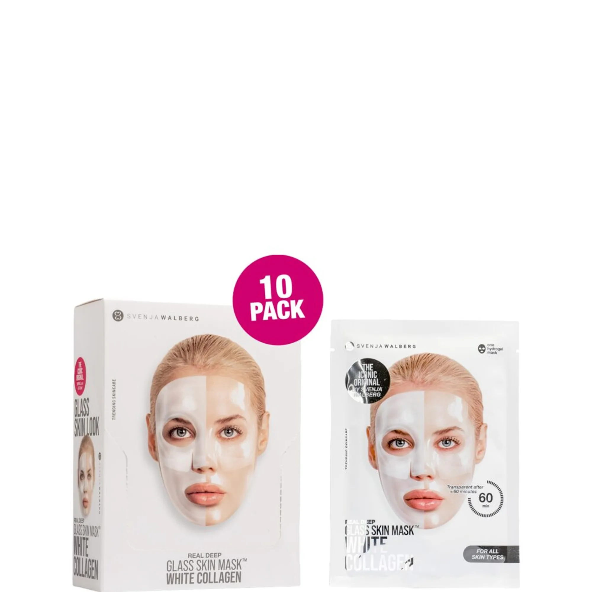 Svenja Walberg Glassskinmask® Glassskinmask® - Hydrogel Gesichtsmaske für strahlende Haut Kasvonaamio