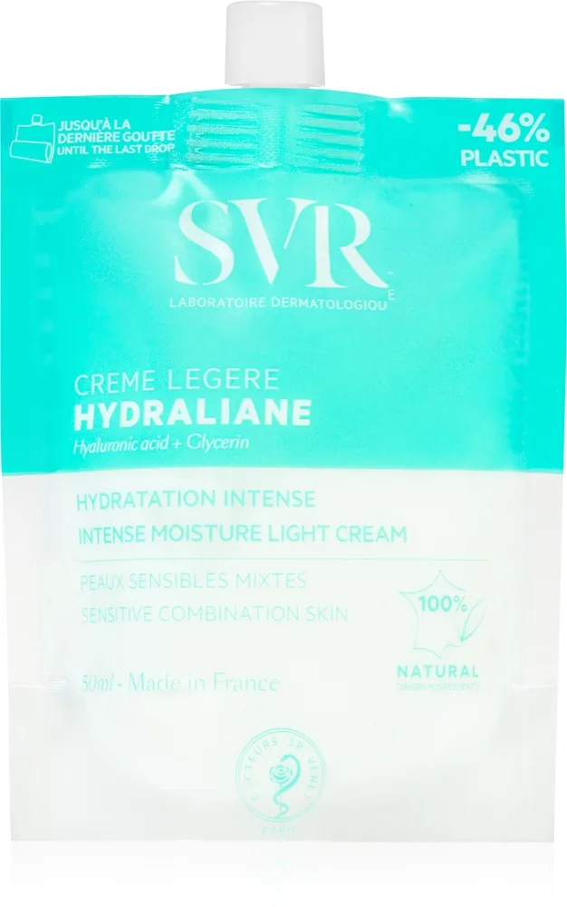 SVR Hydraliane Intense Moisture Light Cream kevyt kasvovoide intensiiviseen kosteuttamiseen 50 ml