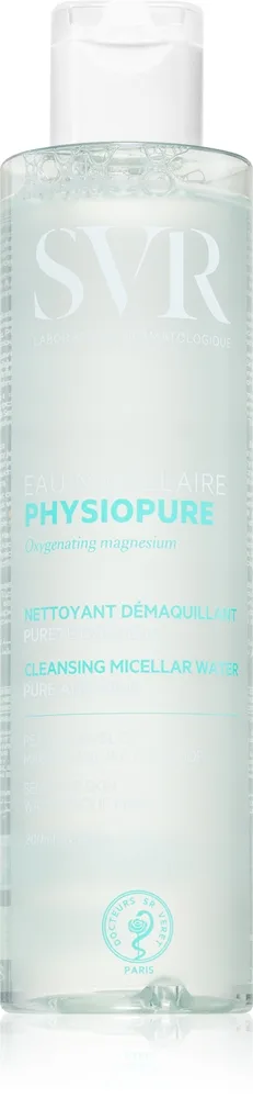 SVR Physiopure Eau Micellaire Mild rensende miscellarvand til ansigt og øjenområde 200 ml