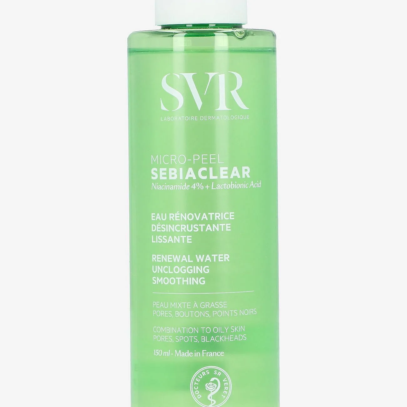 Svr Sebiaclear Micro-Peel Kuoriva Kasvovesi 150 ml