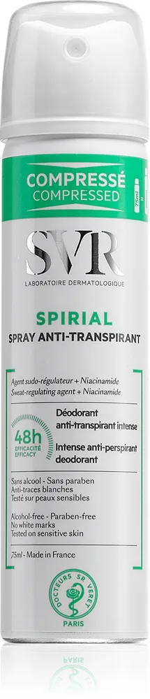 SVR Spirial Antitranspirant Spray - Nude - 75 ML