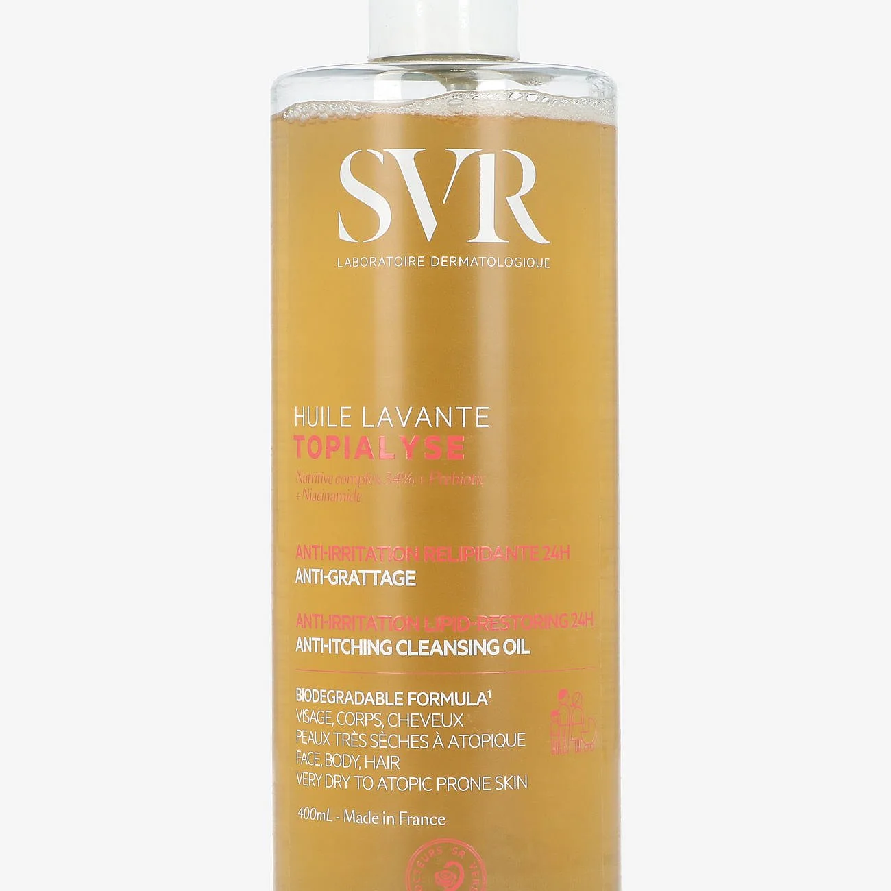 SVR Topialyse Huile Pesuöljy hajustettu 400 ml 400 ml