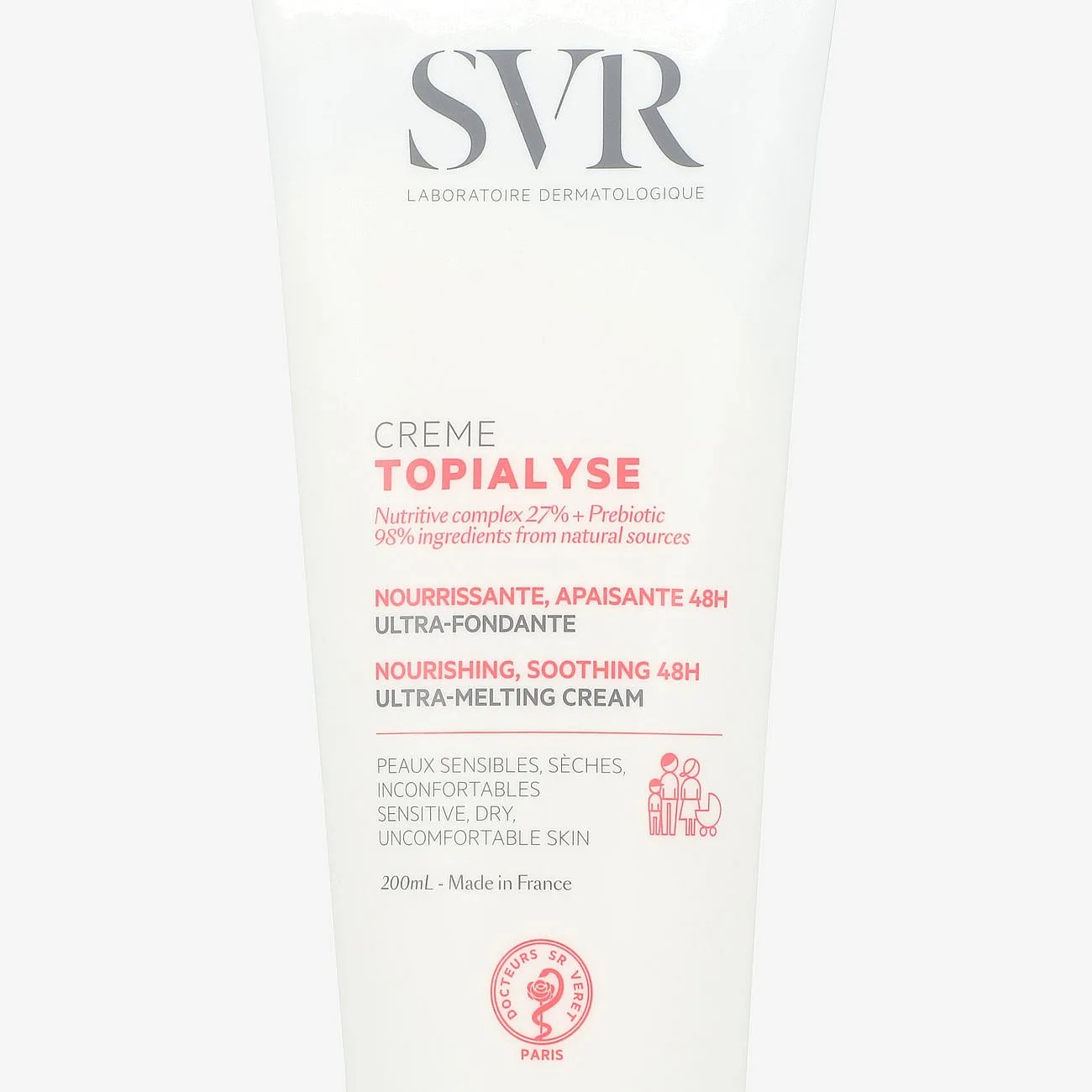 SVR Topialyse Cream - Nude - 200 ML