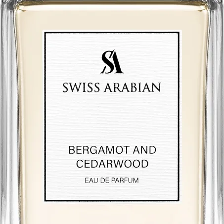 Swiss Arabian Bergamot and Cedarwood Eau de Parfum för män 100 ml
