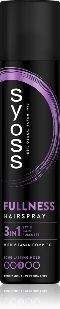 Syoss Fullness Hairspray Ekstrastærk fikserende hårspray 300 ml