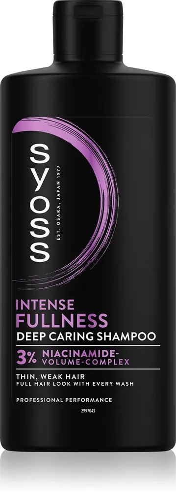 Syoss Intense Fullness Shampoo til fint hår til volumen og vitalitet 440 ml