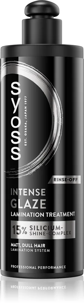 Syoss Intense Glaze Lamination Treatment Intensiv vård för glansigt och mjukt hår 200 ml