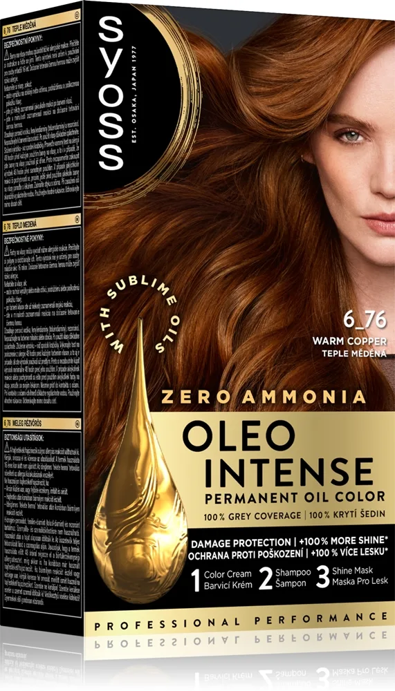 Syoss Oleo Intense Permanent hårfarve Med olie Skygge 12-01 Ultra Platinum 1 stk.