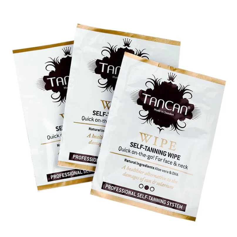 3-pack TanCan Self-Tanning Wipe