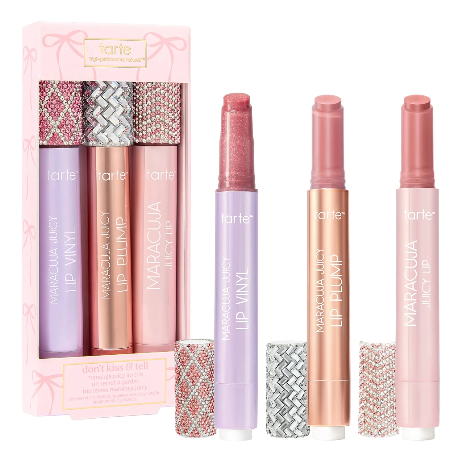 Tarte - Don't Kiss & Tell Maracuja Juicy Lip Trio - Læbesæt - Set Don't Kiss & Tell Maracuja Lip Ho26 - For Women