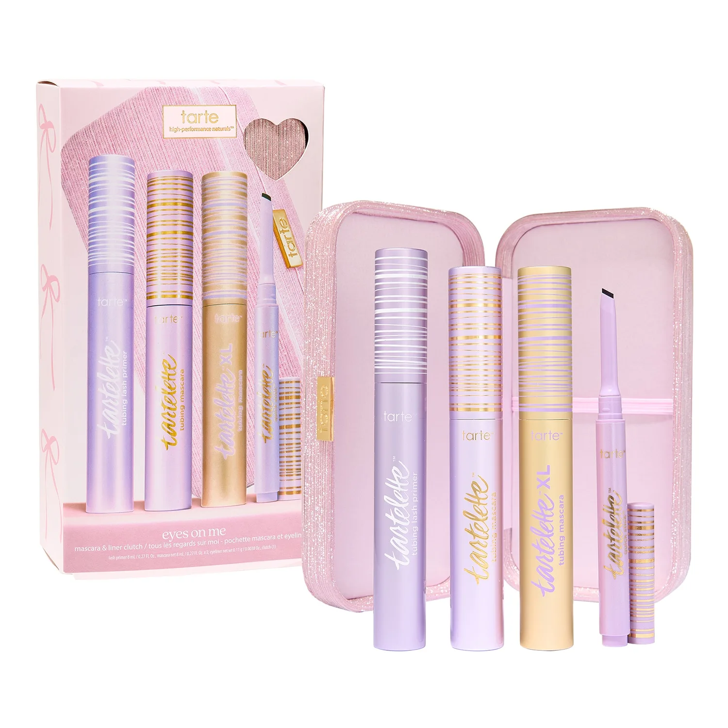 Tarte - Eyes On Me Mascara & Liner Clutch - Mascara- Og Eyeliner-sæt - Set Eyes On Me Mascara & Liner Ho26 - For Women