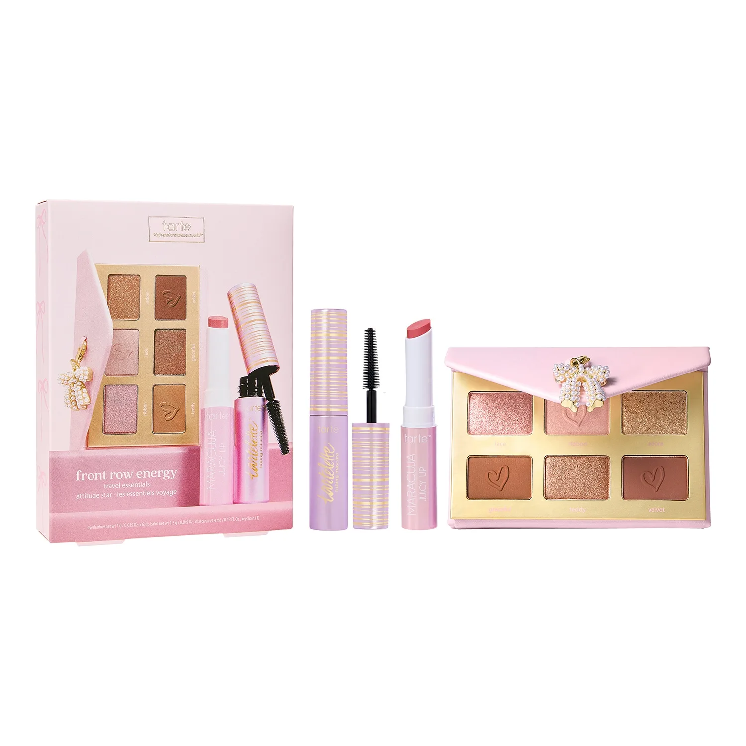 Tarte - Front Row Energy Travel Essentials - Makeupsæt I Rejsestørrelse - Set Front Row Energy Travel Essentials - For Women
