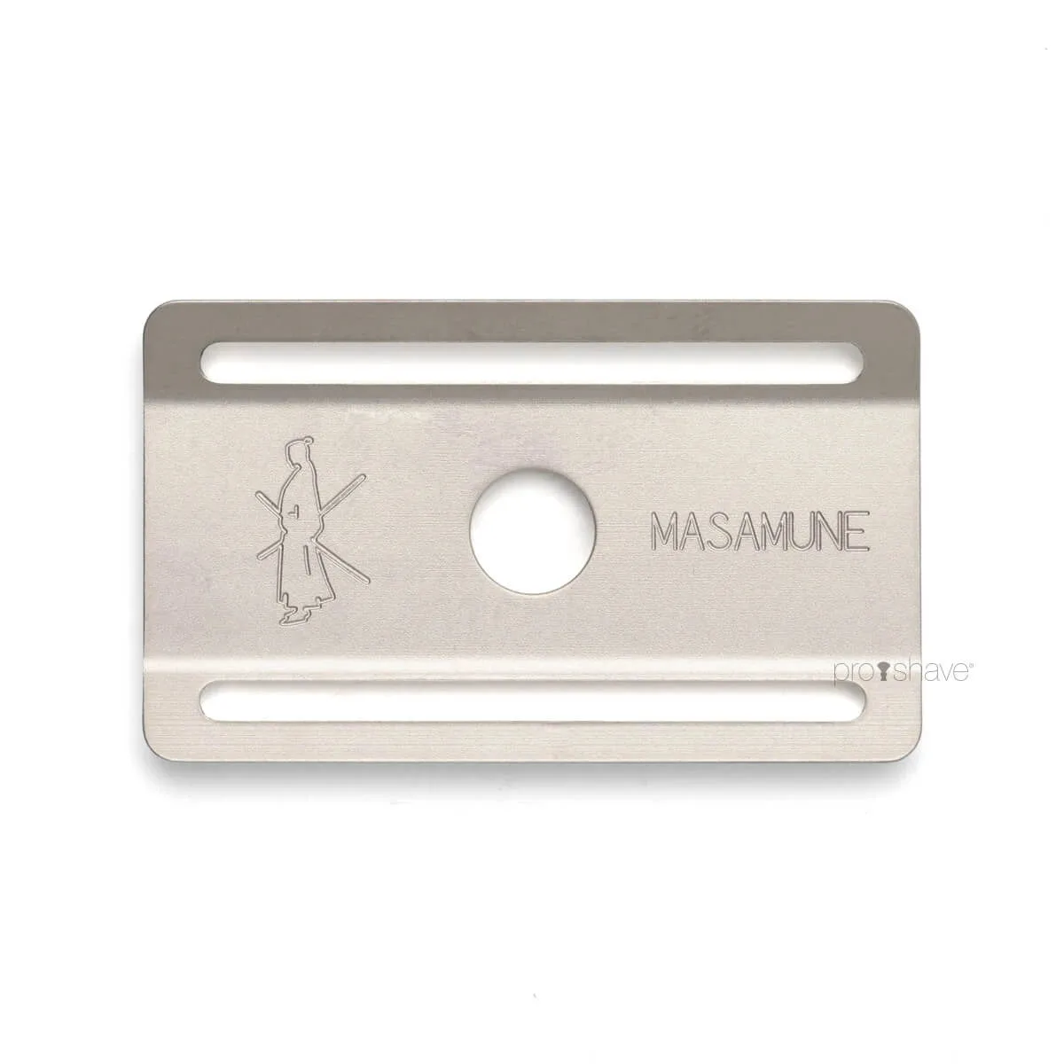 Tatara Razors Masamune Bundplade, Lukket Kam, Rustfrit stål - Matte