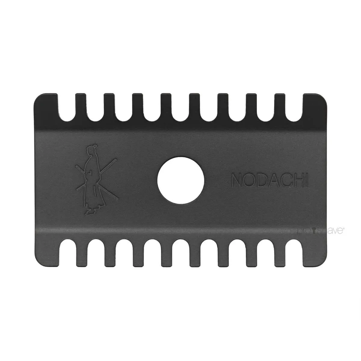 Tatara Razors Masamune Nodachi Bundplade, Åben Kam, Rustfrit stål - Dark