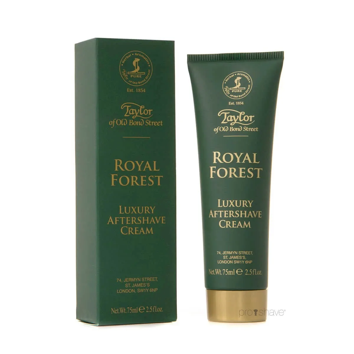 Taylor Of Old Bond Street Aftershave Cream, Royal Forest, 75 ml.