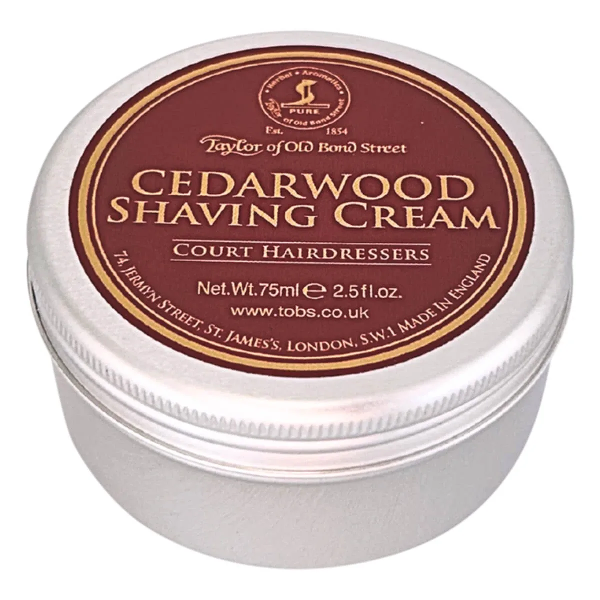 Taylor Of Old Bond Street Barbercreme, Cedertræ, 75 ml.