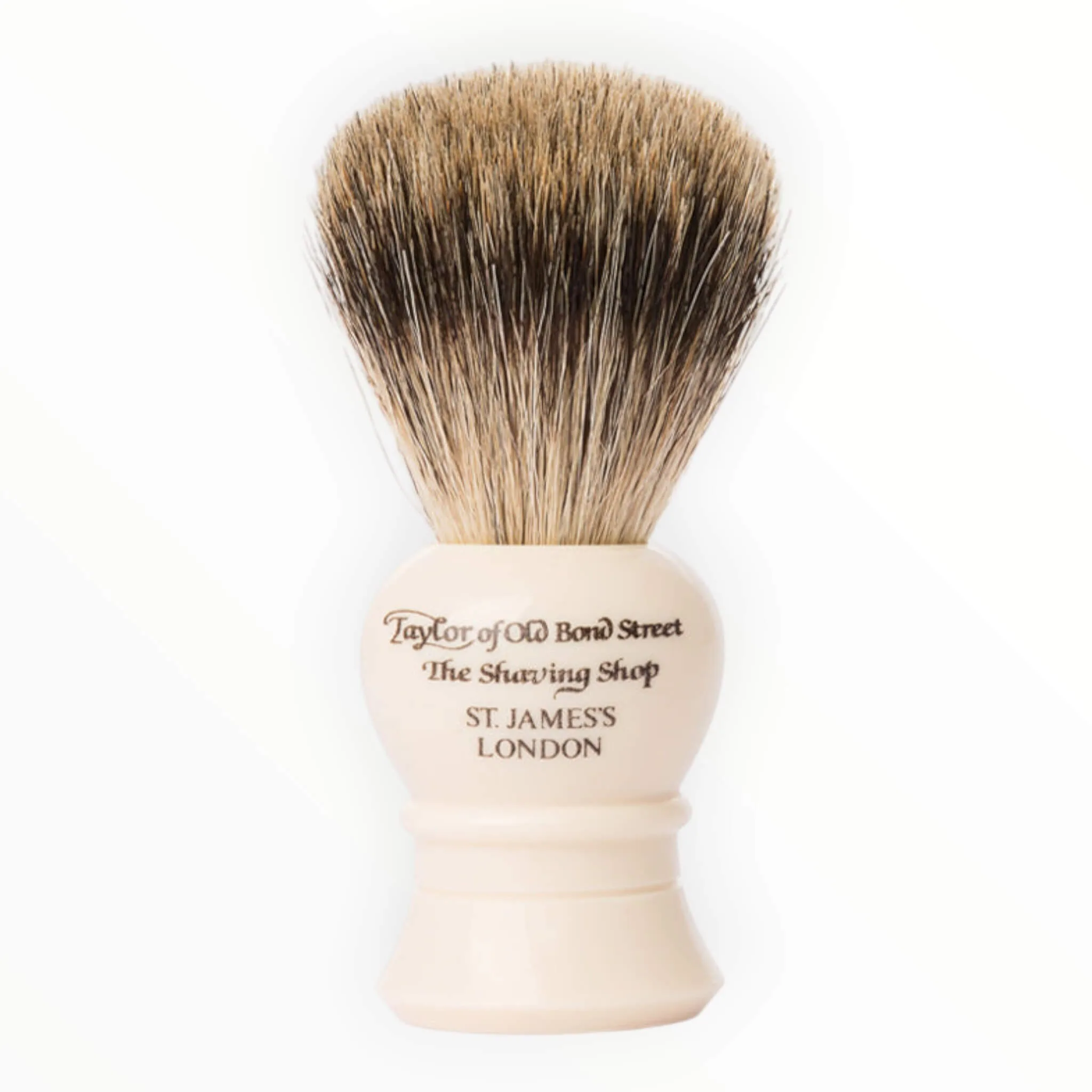 Taylor Of Old Bond Street Barberkost, Pure Badger, Traditional, S, Ivory