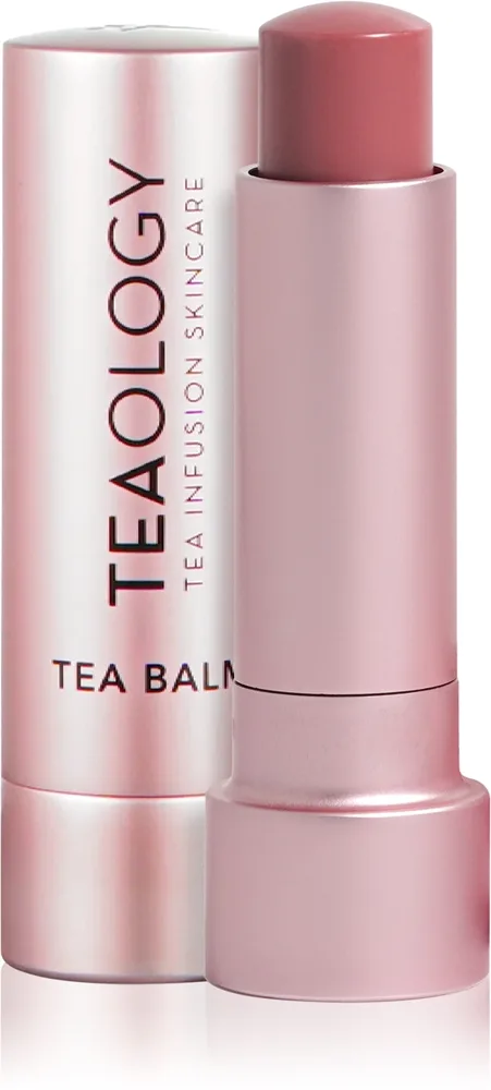 Teaology Tea Balm Fuktgivande läppbalsam med hyaluronsyra Skugga Rose Tea 4 g