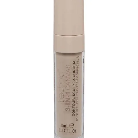 Technic Cosmetics 3-In-1 Canvas Långvarig concealer Skugga Porcelain 8 ml
