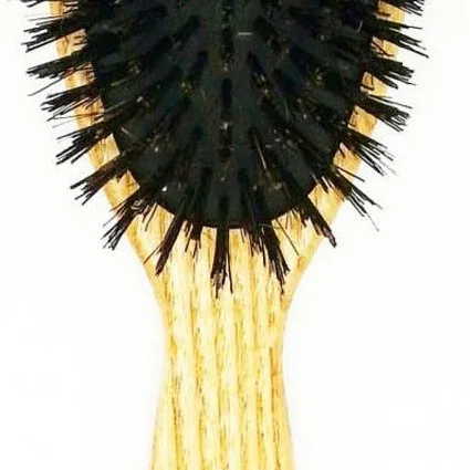Tek Big Oval Brush With Pure Wild Boar Bristles