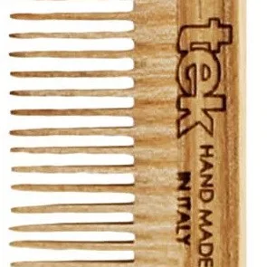 Tek Medium Sized Wooden Comb With Fine Teeth