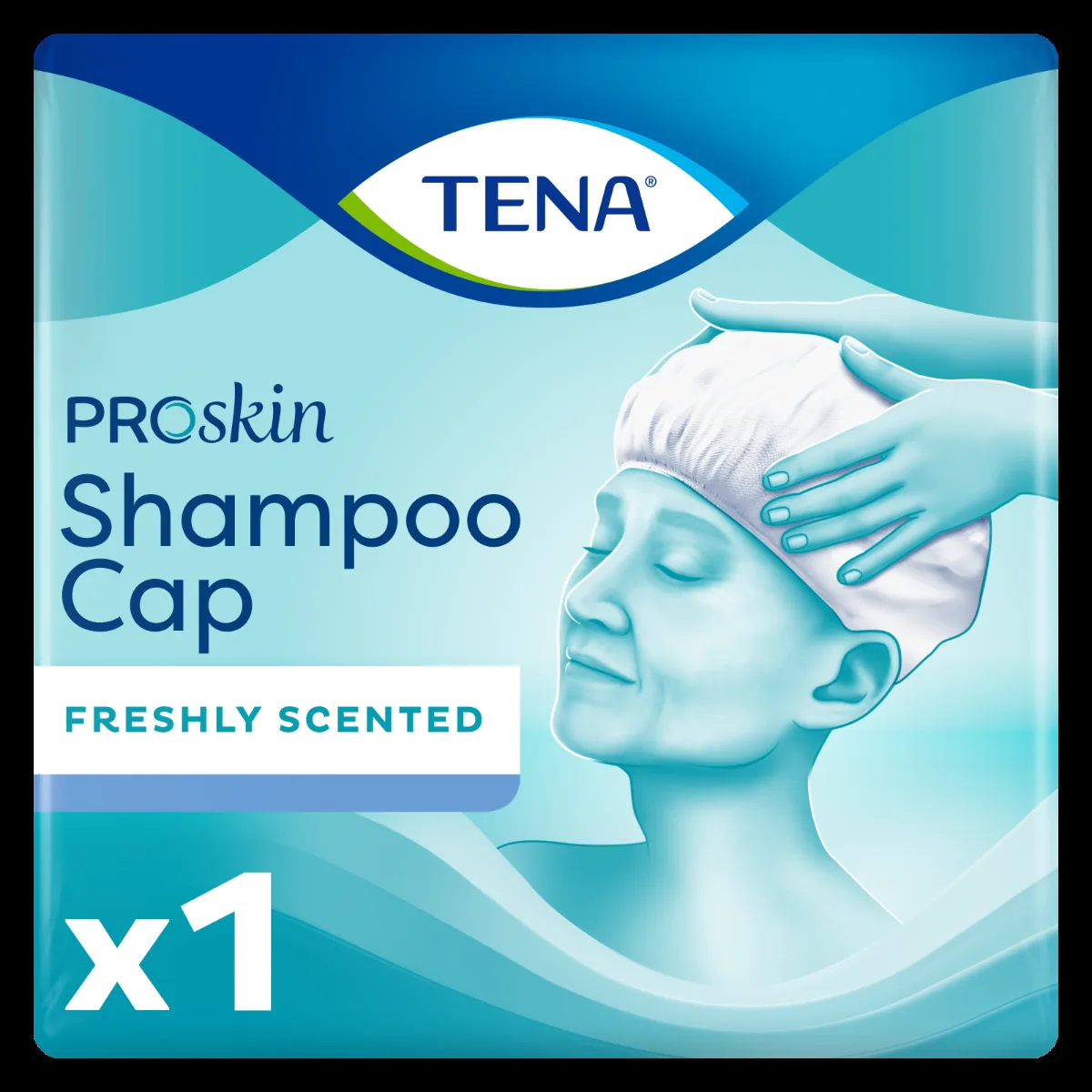 TENA ProSkin Shampomössa
