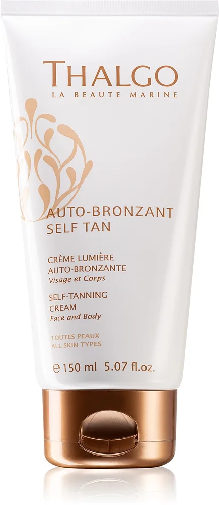 Thalgo Auto-Bronzant Self Tan Self-Tanning Cream Brun-utan-sol kropps- och ansiktslotion 150 ml
