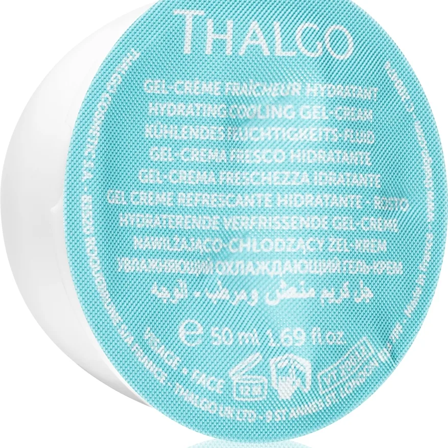 Thalgo Source Marine Hydrating Cooling Gel-Cream kosteuttava geelivoide viilentävä vaikutus täyttöpakkaus 50 ml