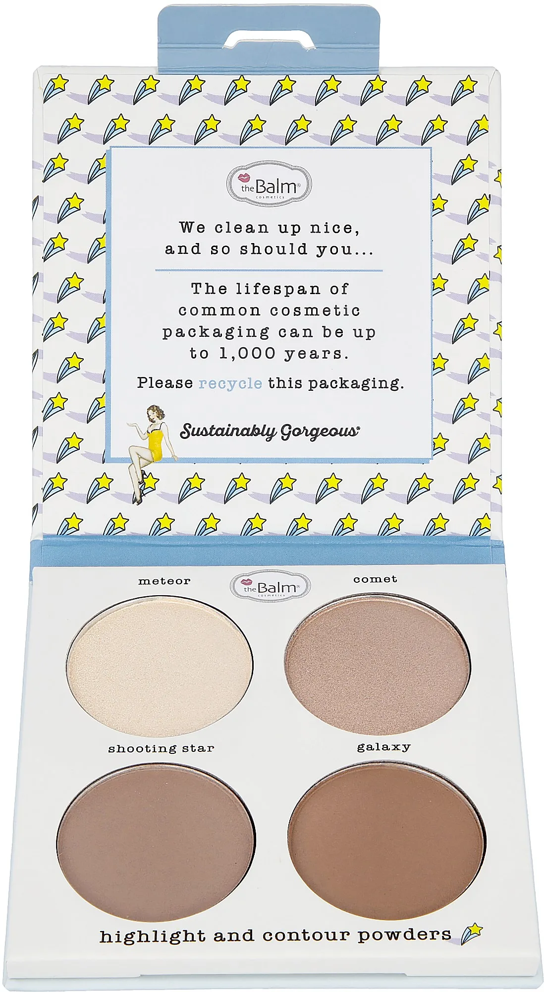 the Balm Sustainably Gorgeous Highlight & Contour Powders Highlig