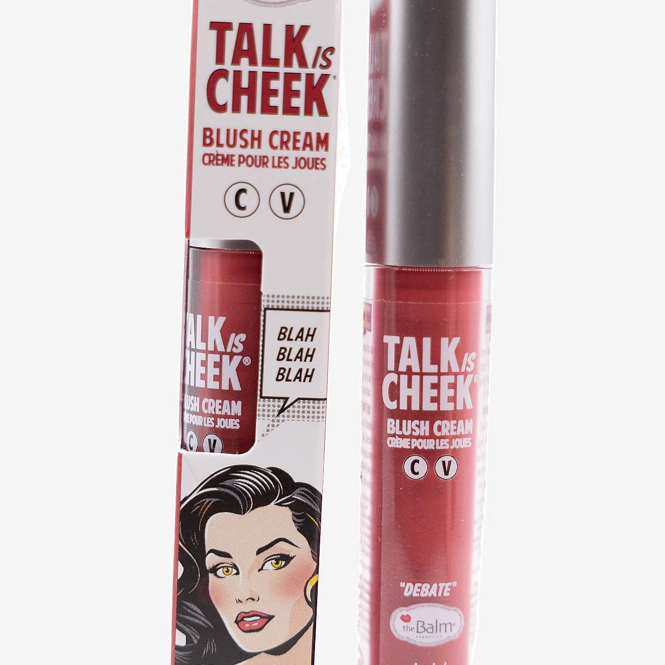 The Balm Talk Is Cheek Cream Blush Debate - Red - 4 ML
