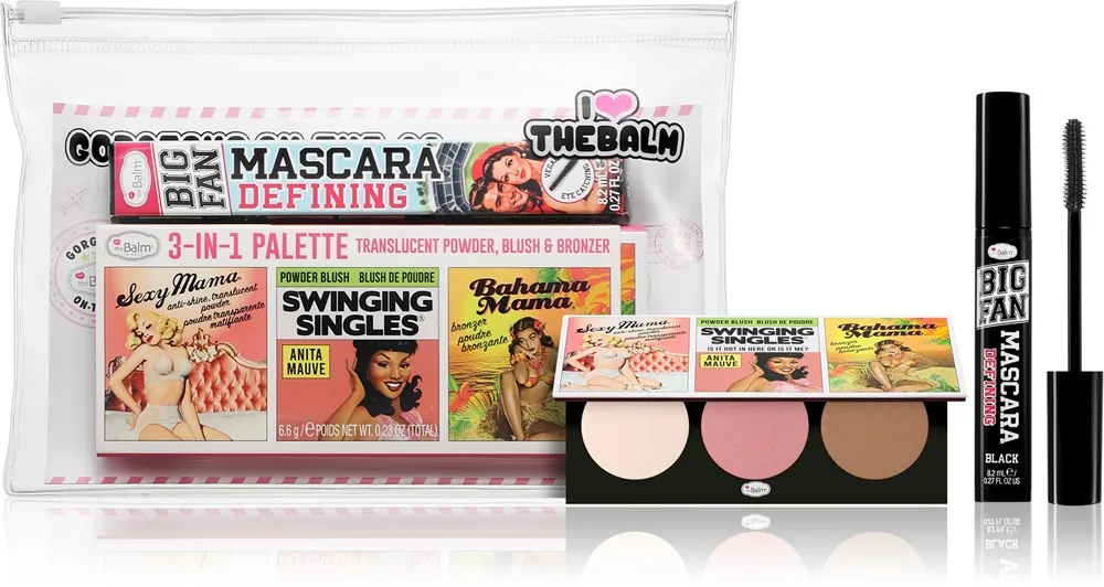 theBalm Big Fan™ setti täydelliseen ulkonäköön