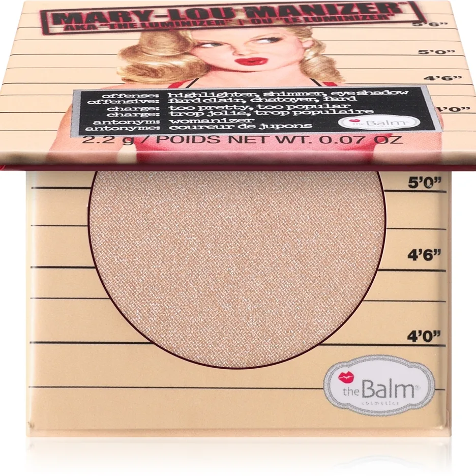 theBalm Lou Manizer Luminizer korostusväri ja luomiväri yhdessä 2.2 g
