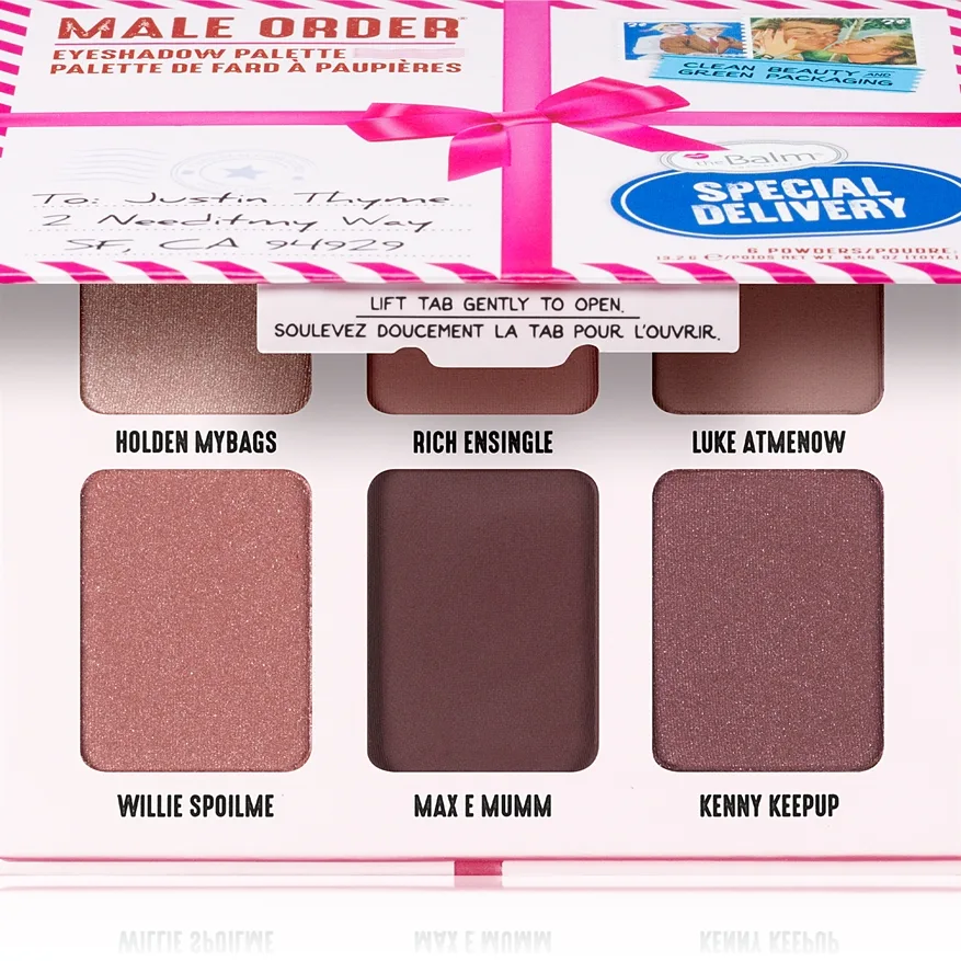 theBalm Male Order® Special Delivery luomiväripaletti 13.2 g