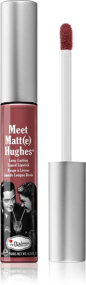theBalm Meet Matt(e) Hughes Long Lasting Liquid Lipstick pitkäkestoinen nestemäinen huulipuna sävy Sincere 7.4 ml