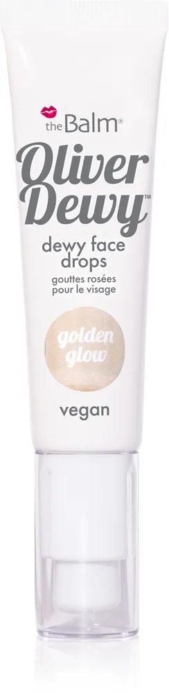 theBalm Oliver Dewy Face Drops Flydende highlighter Skygge Golden Glow 28 ml