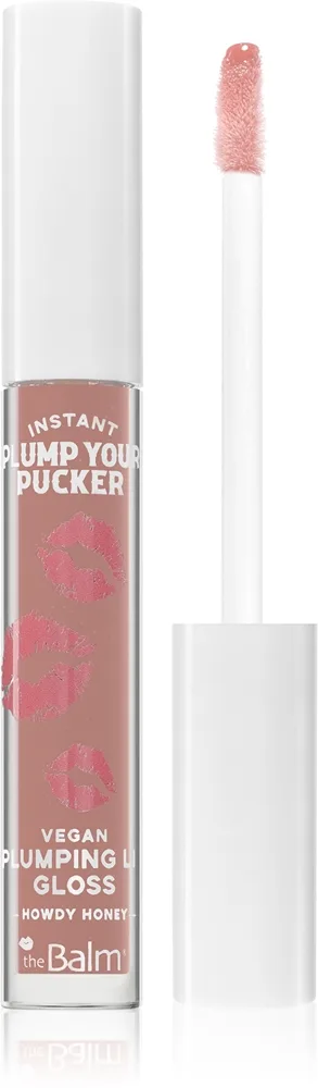 theBalm Plump Your Pucker Lip Gloss Volumengivende læbeglans Skygge Howdy Honey 2.7 ml