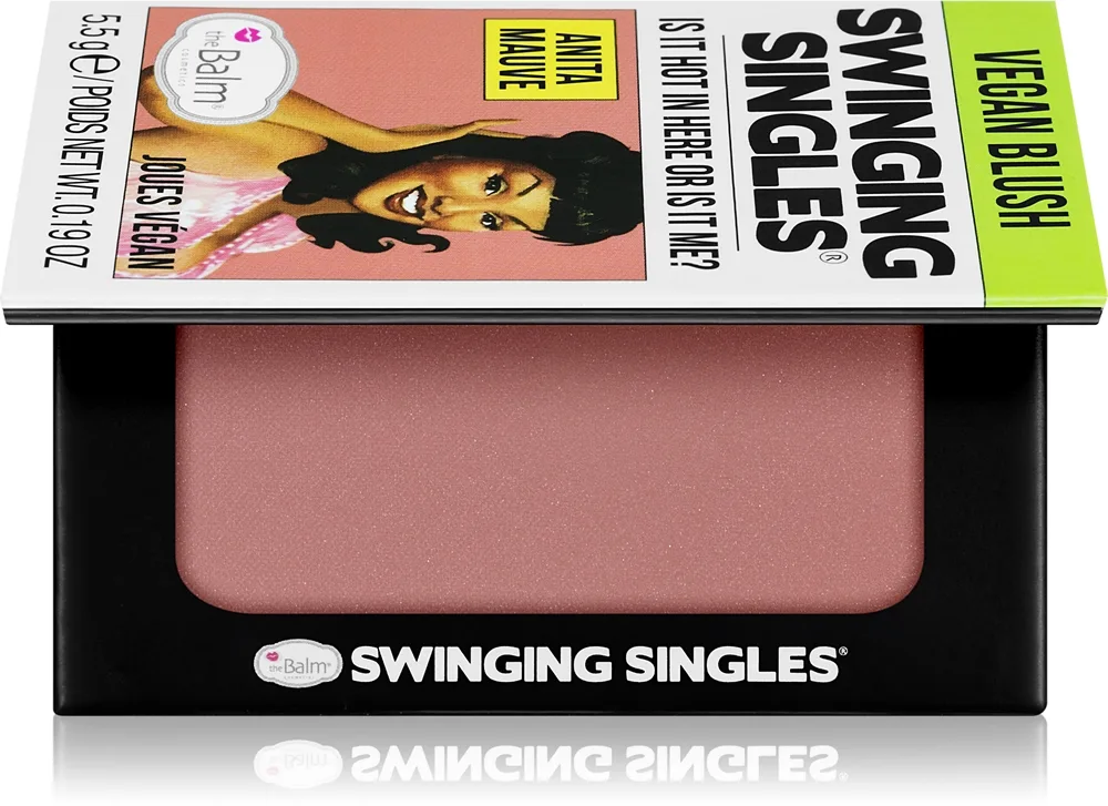 theBalm Swinging Singles Blush Kompakt rouge Skugga Anita Mauve 5.5 g