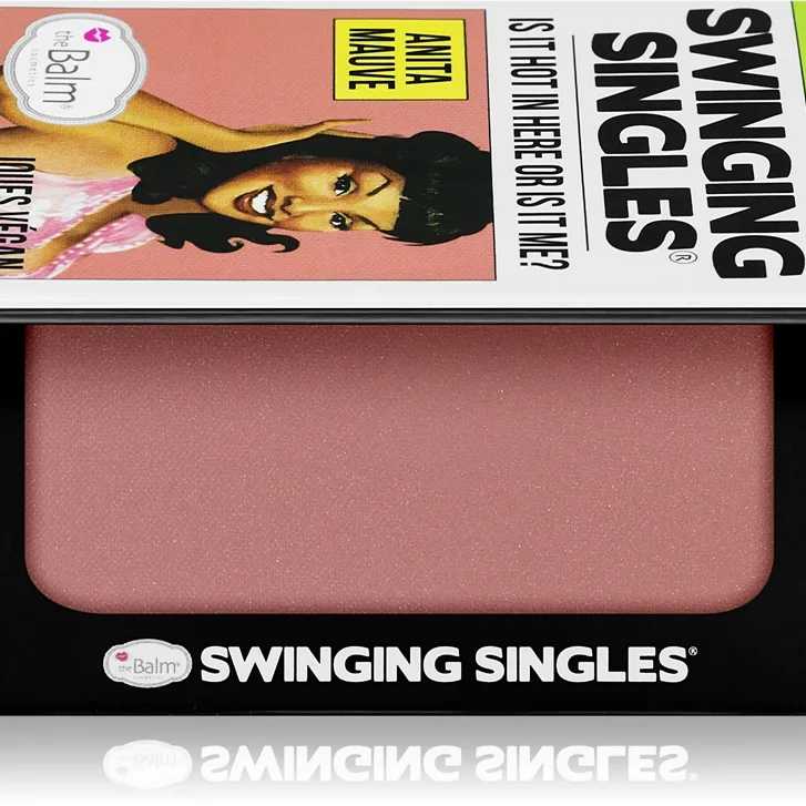 theBalm Swinging Singles Blush Kompakt rouge Skugga Anita Mauve 5.5 g