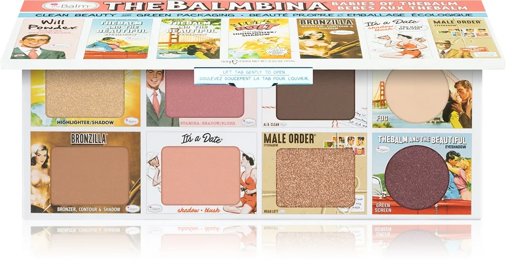 theBalm theBalmbina meikkipaletti koko kasvoille 15.6 g