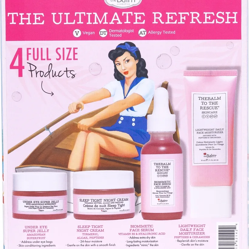 theBalm To The Rescue® Skincare Collection lahjasetti ihon kirkastamiseen