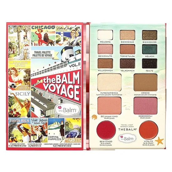 The Balm Voyage Vol. 2 Mini Face Palette 18.1 g.