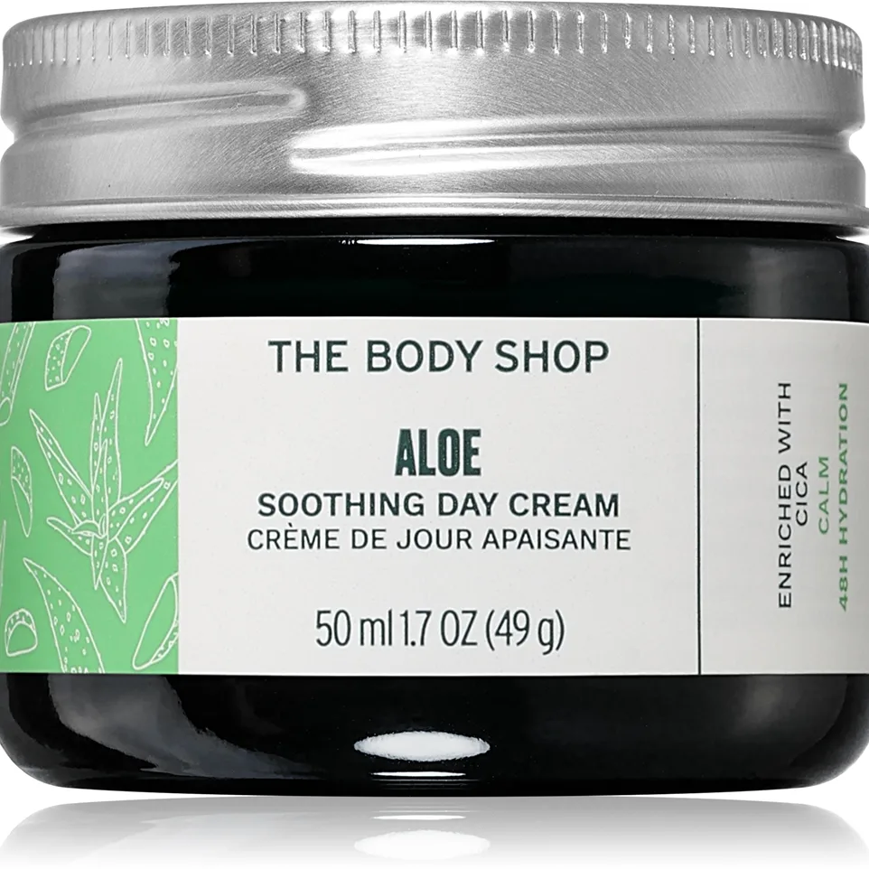 The Body Shop Aloe Soothing Day Cream Beroligende dagcreme til ansigt 50 ml